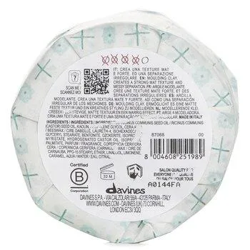 Davines More Inside This Is A Strong Moulding Clay For A Firm, Mat Finish 75ml