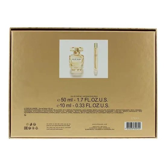 Elie Saab Le Parfum Lumiere Eau De Parfum Gift Set 2 Piece