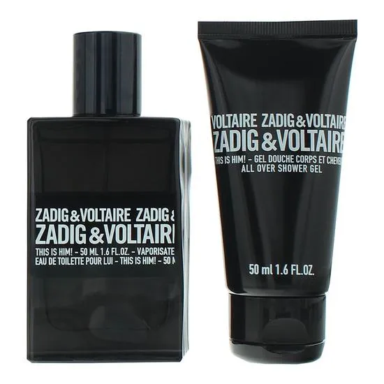 Zadig & Voltaire This Is Him! Eau De Toilette 50ml + Shower Gel 50ml Gift Set 50ml