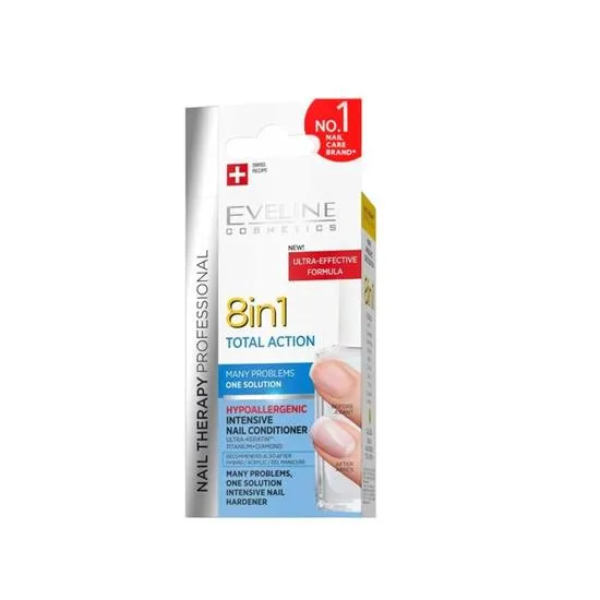Eveline Cosmetics Nail Therapy 8-In-1 Intensive Nail Conditioner 12ml