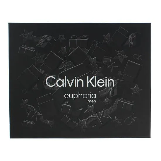 Calvin Klein Euphoria Men Eau De Toilette Gift Set 100ml & 15ml Eau De Toilette & 100ml Aftershave Balm