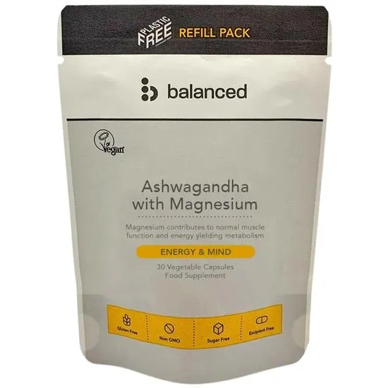 Balanced Ashwagandha With Magnesium Capsules 30 Capsules - Refill