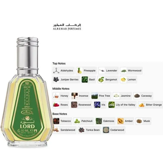Al-Rehab Lord Eau De Parfum 50ml