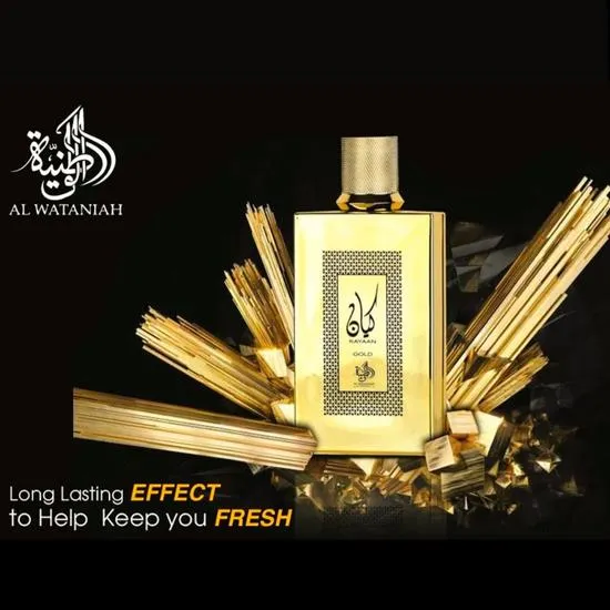 Al Wataniah Kayaan Gold Black Eau De Parfum By Al Wataniah Elite Fragrance 100ml