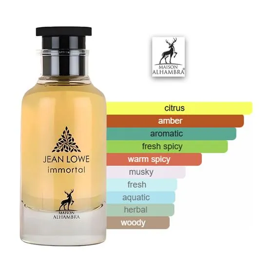 Maison Alhambra Jean Lowe Immortal Eau De Parfum 100ml