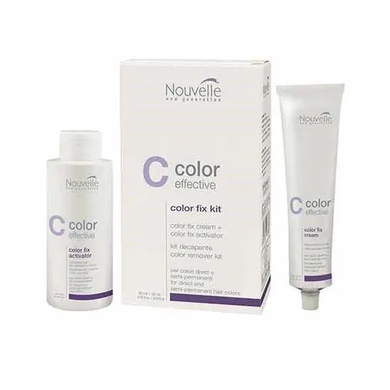 Nouvelle Colour Effective Colour Fix Kit Direct Semi Permanent Hair Colour Remover 60ml Plus 90ml