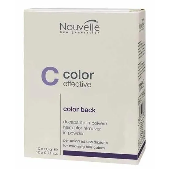 Nouvelle Colour Effective Colour Back Hair Colour Remover Powder 10 X 20 g