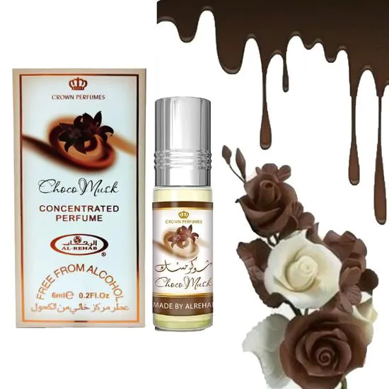 Al-Rehab Choco Musk Roll On Concentrated Perfume Oil 6ml
