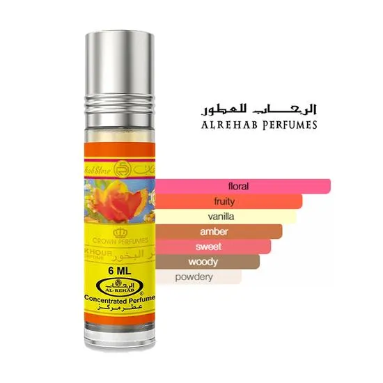 Al-Rehab Bakhour Concentrated Perfume Oil 6ml