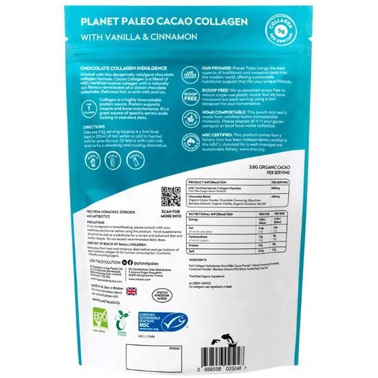 Planet Paleo Cacao Collagen 285g