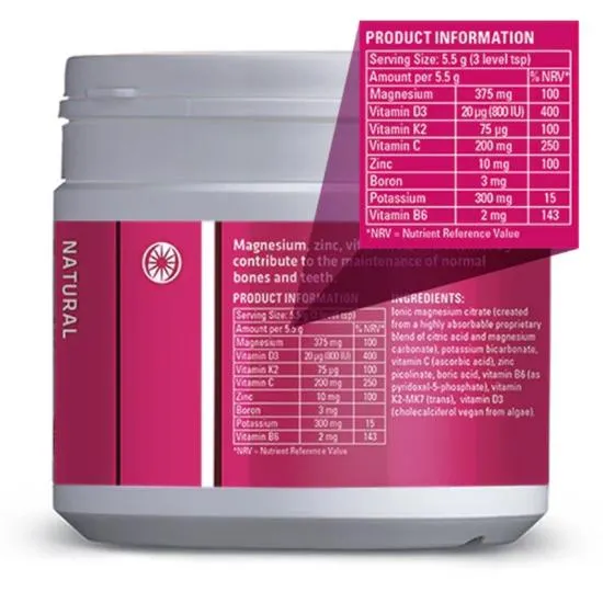 Mag365 Bone Formula Powder Natural 180g