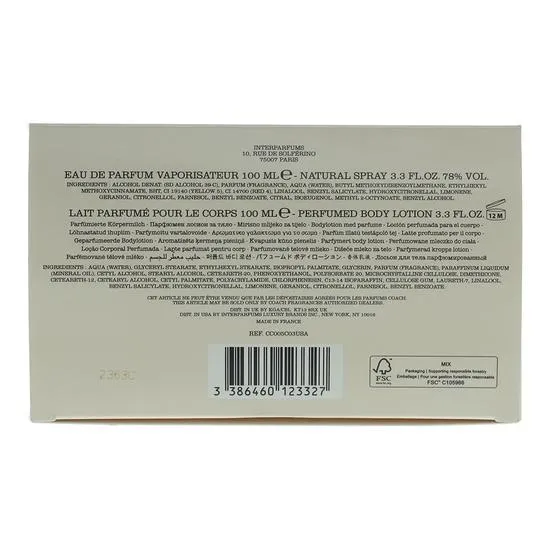 Coach Signature Eau De Parfum Gift Set 2 Piece