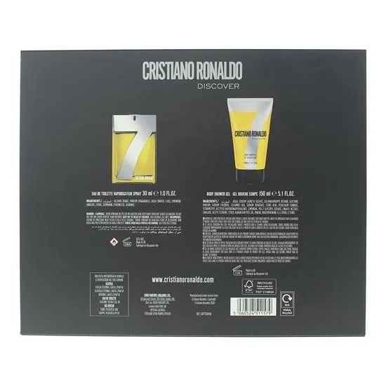 Cristiano Ronaldo Cr7 Discover Eau De Toilette 30ml + Shower Gel 150ml 30ml
