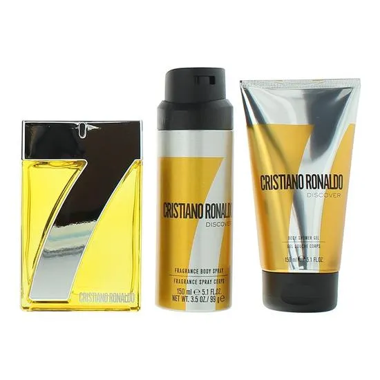 Cristiano Ronaldo Cr7 Discover Eau De Toilette Gift Set 100ml
