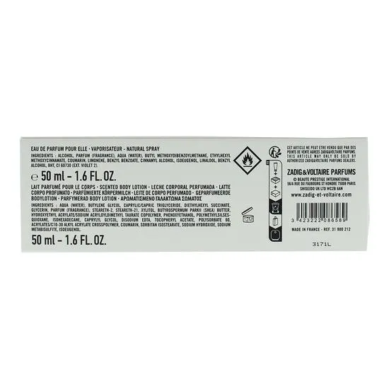 Zadig & Voltaire This Is Her! Eau De Parfum + Body Lotion Gift Set 50ml