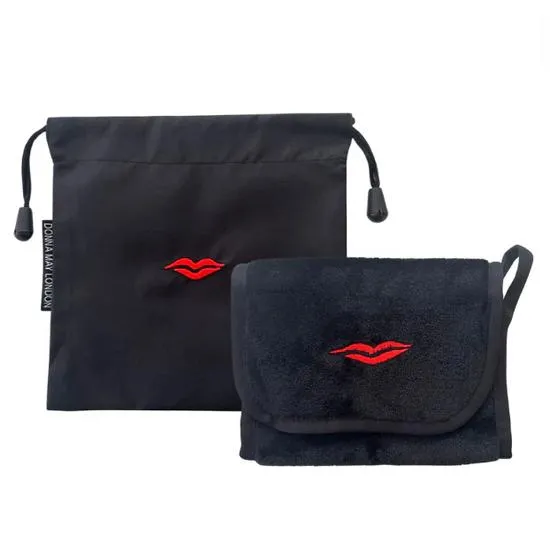 Donna May London Reusable Eco Makeup Remover Cloth In Black