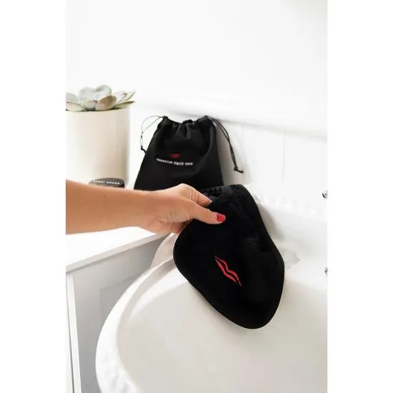 Donna May London Reusable Eco Makeup Remover Cloth In Black