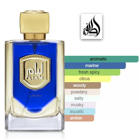 Lattafa Liam Blue Shine Eau De Parfum 100ml