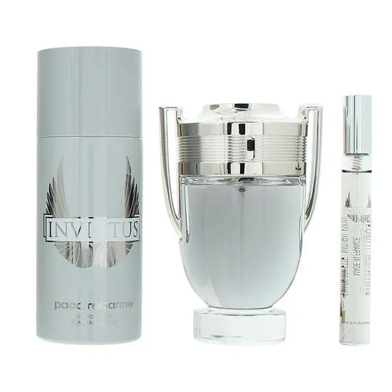 Paco Rabanne Invictus Eau De Toilette Gift Set 100ml & 20ml