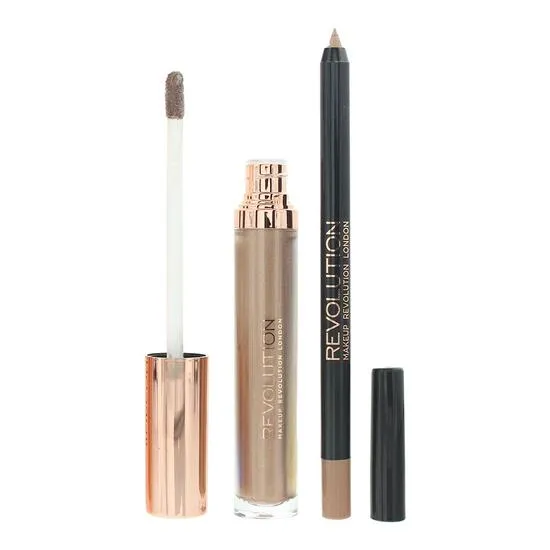 Revolution Retro Luxe Metallic Lip Kit Sovereign