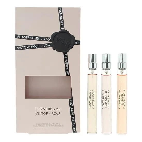 VIKTOR&ROLF Flowerbomb Eau De Parfum Trio Set 10ml x 3