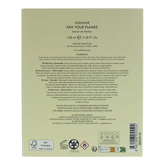 Nishane Fan Your Flames Extrait De Parfum 50ml