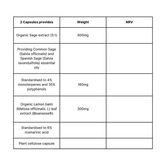 Viridian Peak Focus Vegetable Capsules 60 Capsules