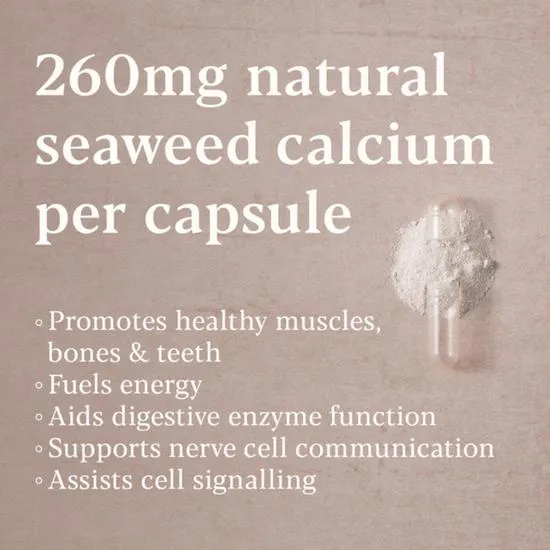 Higher Nature Icelandic Seaweed Calcium Capsules 60 Capsules