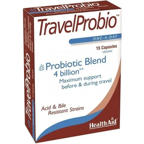 Health Aid Travel Probio Capsules 15 Capsules