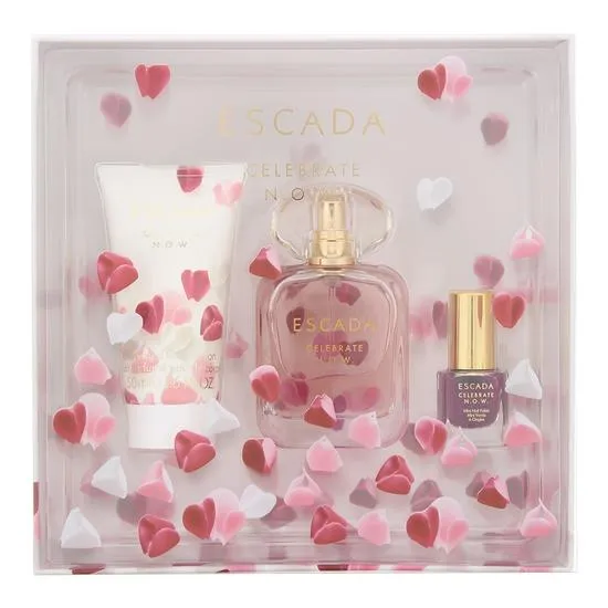 Escada Celebrate N.O.W. Eau De Parfum Body Lotion & Nail Polish Gift Set 50ml