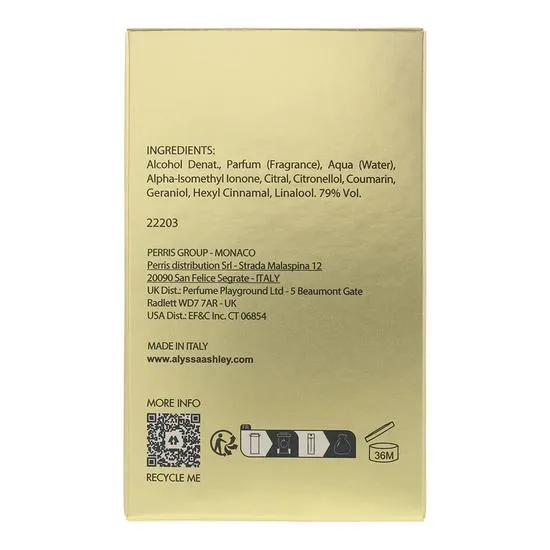 Alyssa Ashley Ambre Rouge Eau De Parfum 30ml