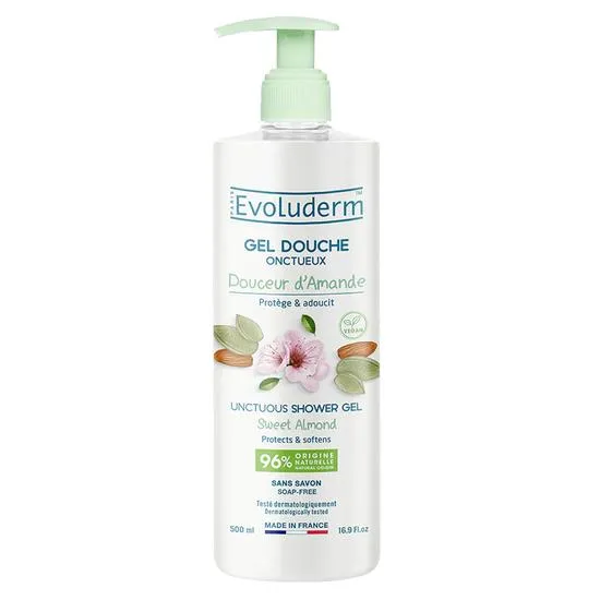 Evoluderm Almond Unctuous Shower Gel 100ml