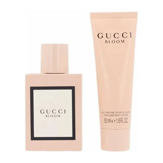 Gucci Bloom Eau De Parfum Women's Gift Set Spray 50ml With 50ml Body Lotion