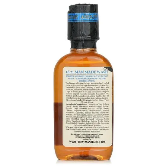 18.21 Man Made Wash Shampoo, Conditioner & Body Wash Noble Oud