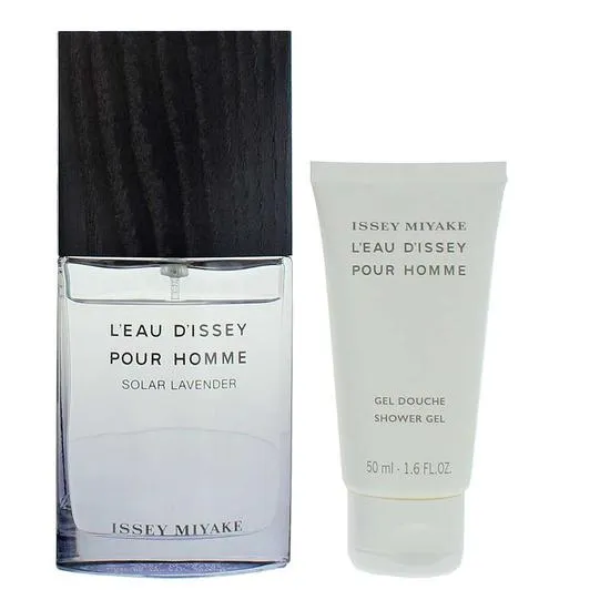 Issey Miyake L'Eau D'Issey Pour Homme Solar Lavender Eau De Toilette Intense 50ml + Shower Gel 50ml Gift Set For Him 50ml