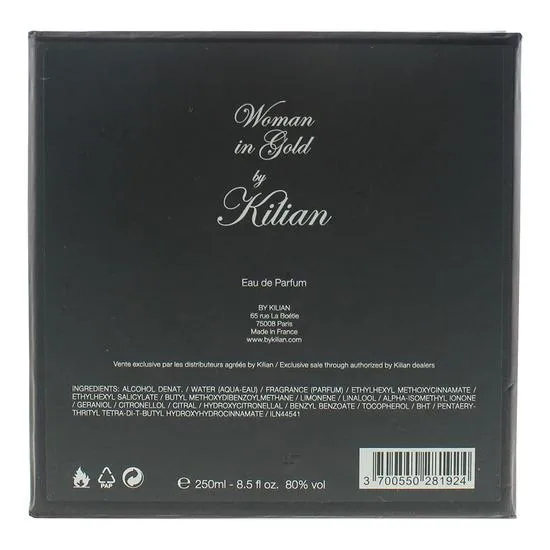 Kilian Woman In Gold Carafe Eau De Parfum 250ml
