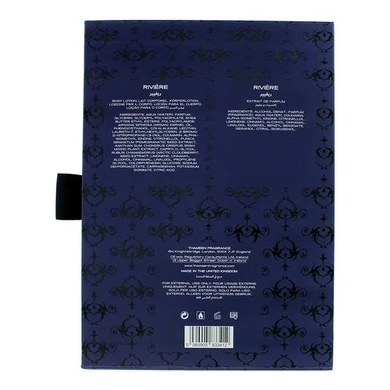 Thameen Riviere Extrait De Parfum 50ml + Body Lotion 100ml Gift Set 50ml