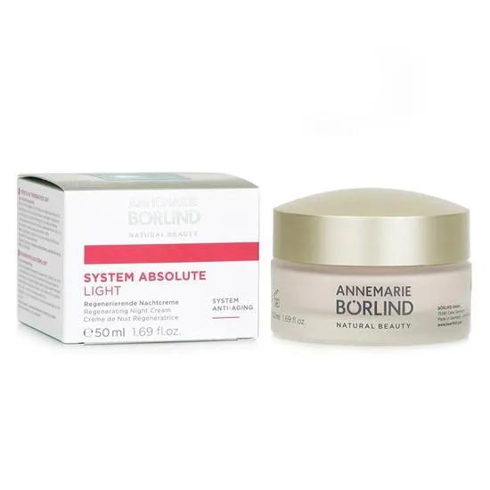 Annemarie Borlind Absolute System Anti-Ageing Regenerating Night Cream Light For Mature Skin 50ml