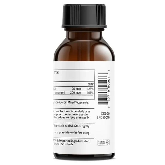 Thorne Vitamin D + K2 Liquid 30ml