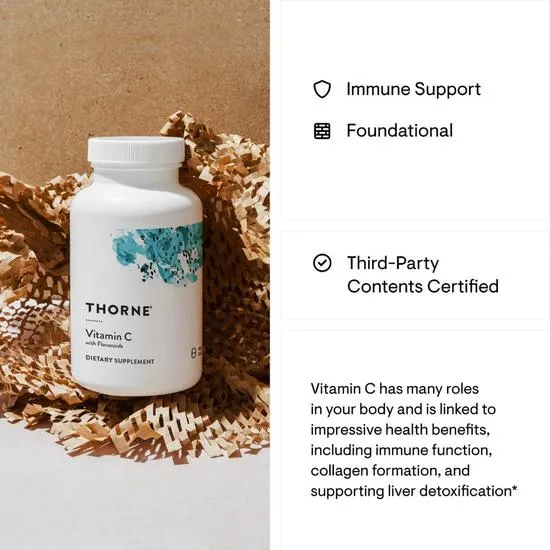 Thorne Vitamin C With Flavonoids Capsules 90 Capsules