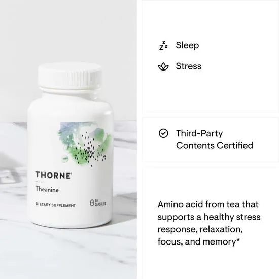 Thorne Theanine Capsules 90 Capsules