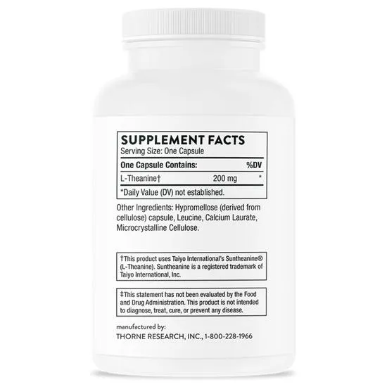 Thorne Theanine Capsules 90 Capsules