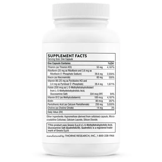 Thorne Stress B Complex Capsules 60 Capsules