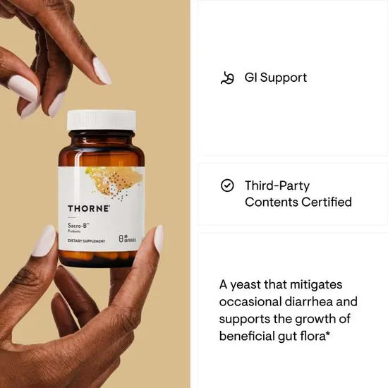 Thorne Sacro-B Capsules 60 Capsules