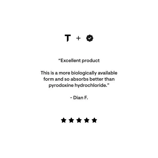 Thorne Pyridoxal 5'-Phosphate Capsules 180 Capsules