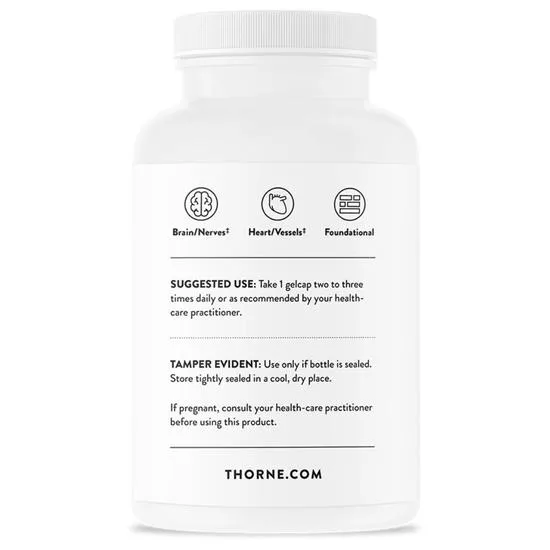 Thorne Omega-3 + CoQ10 Gelcaps 90 Gelcaps