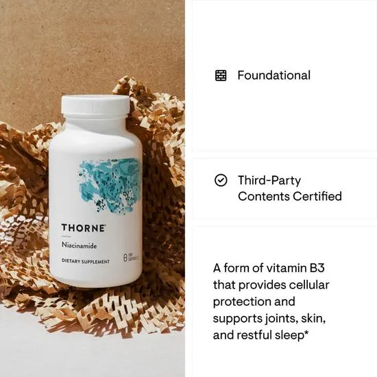 Thorne Niacinamide Capsules 180 Capsules