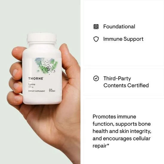 Thorne Lysine Capsules 60 Capsules