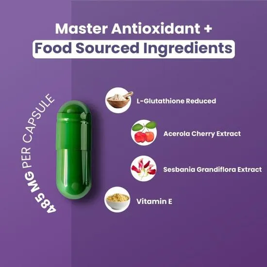 ZeroHarm Liposomal Reduced L-Glutathione 250mg Capsules 60 Capsules