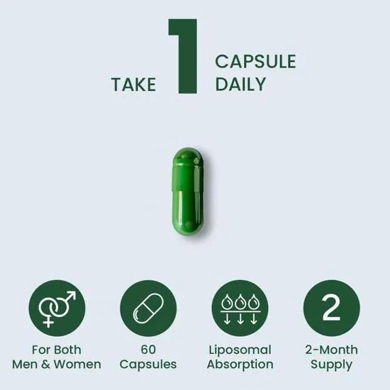 ZeroHarm Liposomal Milk Thistle 250mg Capsules 60 Capsules